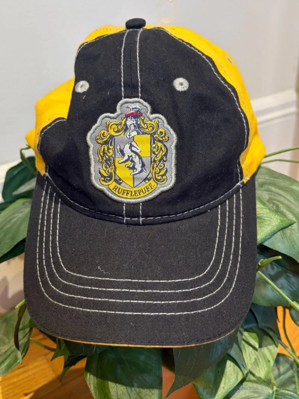 Harry Potter Hufflepuff Hat Wizarding World of Harry Potter Snapback Cotton